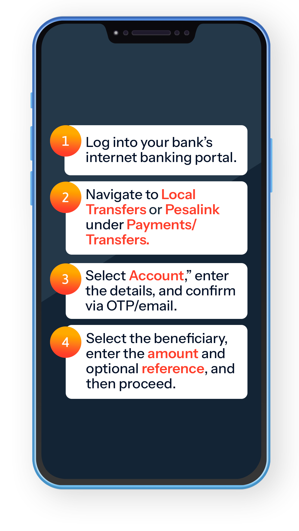Send Via Internet Banking